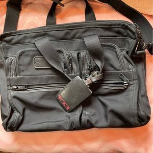 Tumi— old school Briefcase/laptop bag